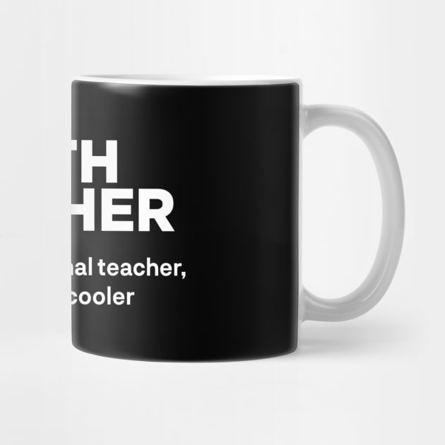 Math Teacher by Printnation